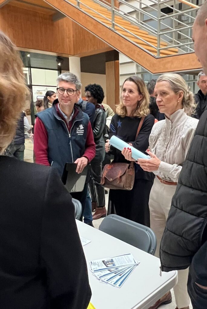 stand de l'ADSEA 17 avec visite de Madame MARCILLY, Présidente du Département
